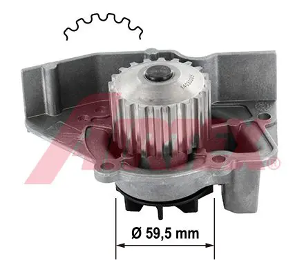 Handler.Part Water pump AIRTEX 1564 1