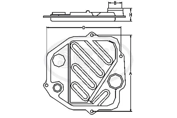 Handler.Part Hydraulic filter set, automatic transmission SCT SG1056 3