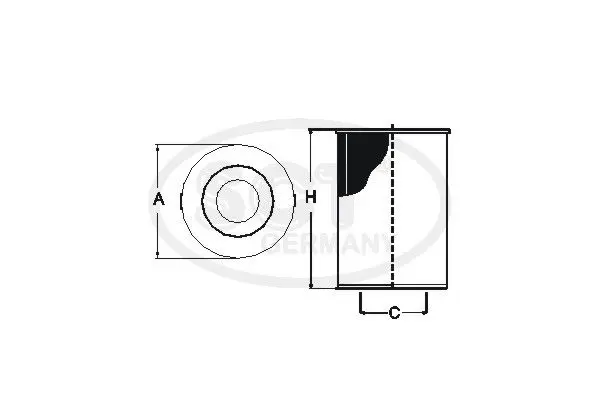 Handler.Part Oil filter SCT SH4029 3