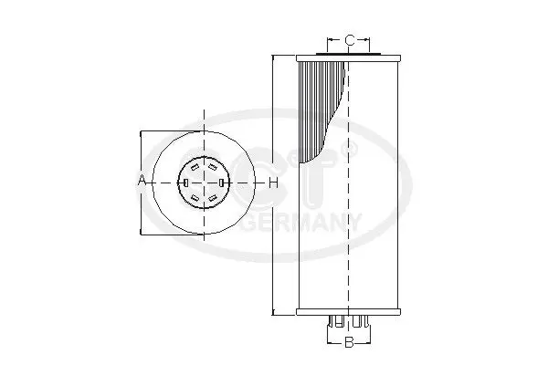 Handler.Part Oil filter SCT SH4040P 1