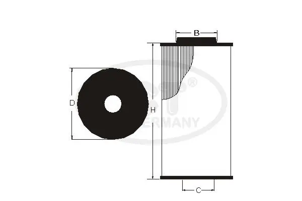 Handler.Part Oil filter SCT SH4060P 4