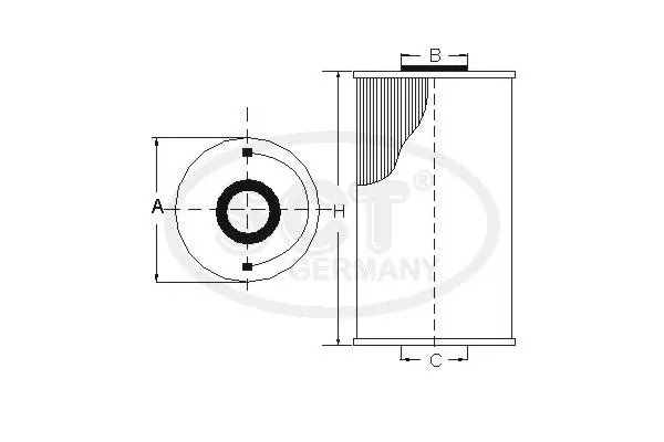 Handler.Part Oil filter SCT SH411 3