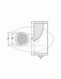 Handler.Part Oil filter SCT SH420L 3