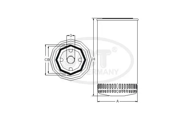 Handler.Part Oil filter SCT SM147 3