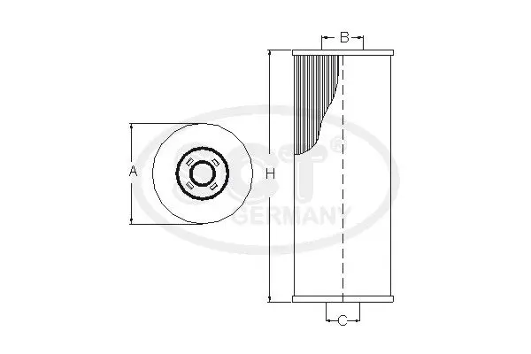 Handler.Part Oil filter SCT SH4763P 3