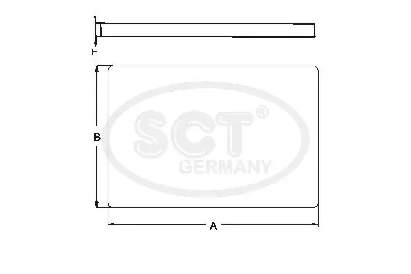 Handler.Part Filter, interior air SCT SA1106 3