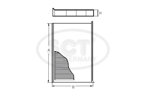 Handler.Part Filter, interior air SCT SA1115 3