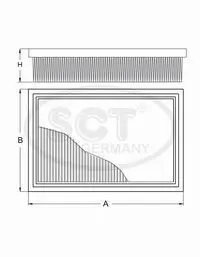 Handler.Part Filter, interior air SCT SA1132 3