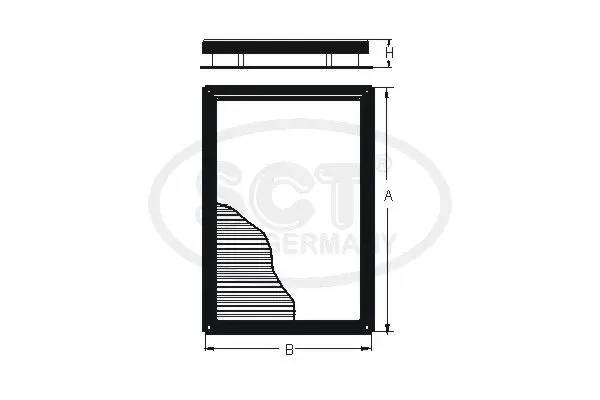 Handler.Part Filter, interior air SCT SA1134 3