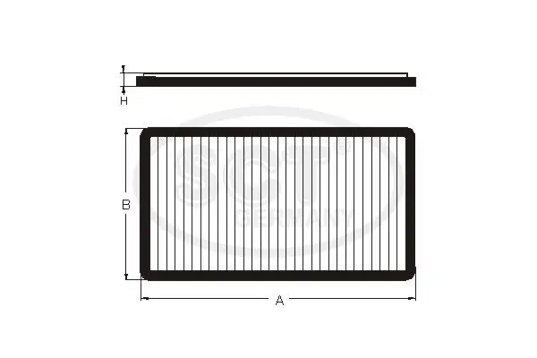 Handler.Part Filter, interior air SCT SA1140 3