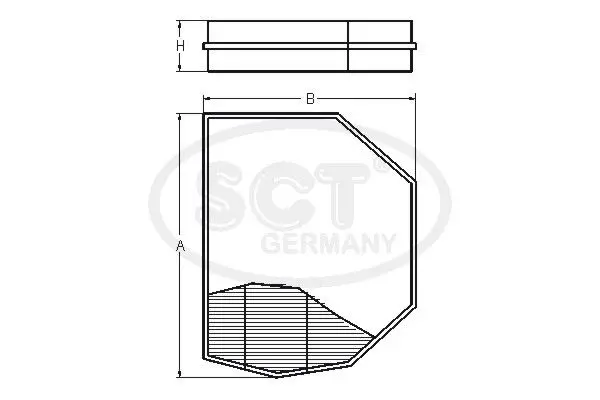 Handler.Part Filter, interior air SCT SA1259 3