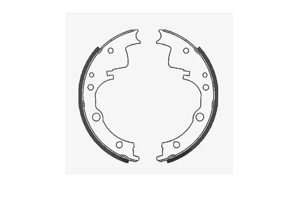 Handler.Part Brake shoe set, parking brake SCT SS528 1