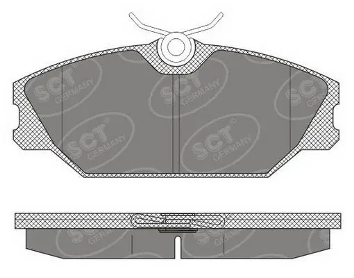 Handler.Part Brake pad set, disc brake SCT SP613PR 1