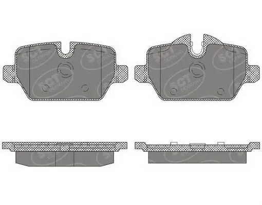 Handler.Part Brake pad set, disc brake SCT SP643PR 1