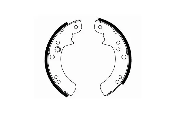 Handler.Part Brake shoe set, parking brake SCT SS530 1