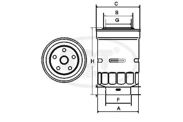 Handler.Part Fuel filter SCT ST306 3