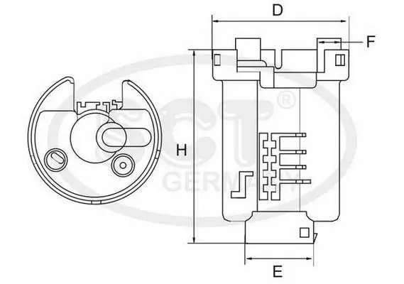 Handler.Part Fuel filter SCT ST394 3