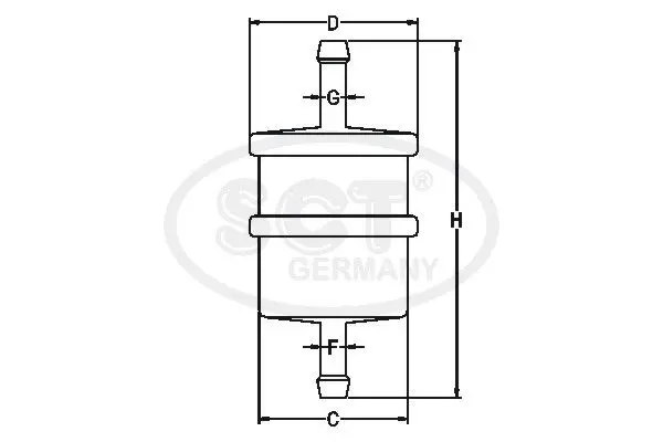 Handler.Part Fuel filter SCT ST487 3