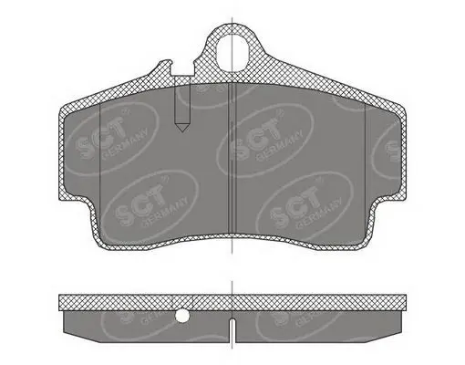 Handler.Part Brake pad set, disc brake SCT SP449PR 1