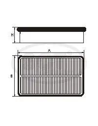 Handler.Part Air filter SCT SB2216 3