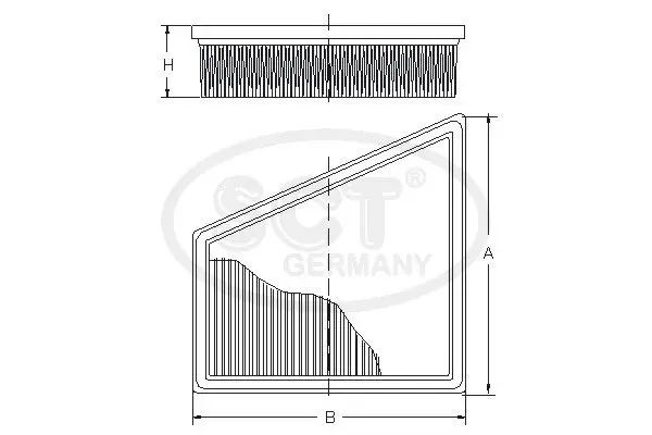 Handler.Part Air filter SCT SB2213 3