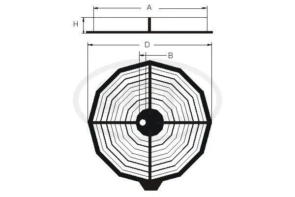 Handler.Part Air filter SCT SB047 3