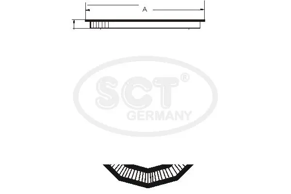 Handler.Part Air filter SCT SB078 3