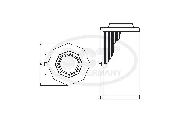 Handler.Part Air filter SCT SB2110 3