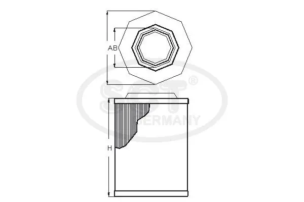 Handler.Part Air filter SCT SB2105 1