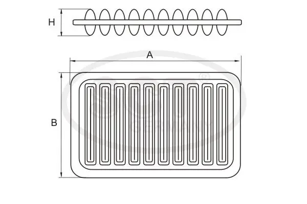 Handler.Part Air filter SCT SB2145 3