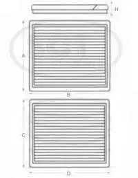 Handler.Part Air filter SCT SB2176 3