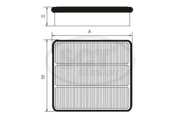 Handler.Part Air filter SCT SB2187 3