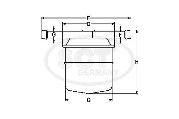 Handler.Part Fuel filter SCT ST336 3