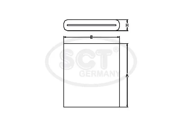 Handler.Part Air filter SCT SB649 1