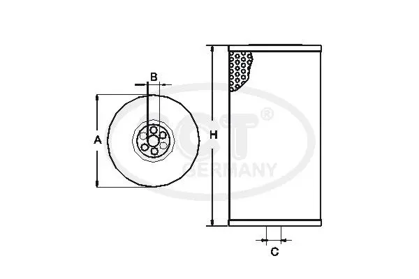 Handler.Part Fuel filter SCT SC7029 1