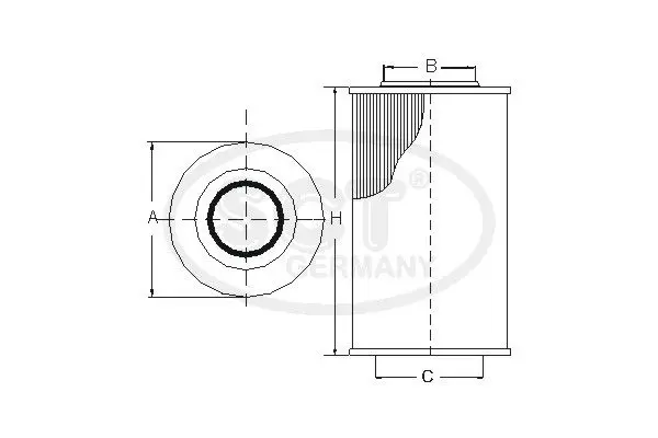 Handler.Part Fuel filter SCT SC7043P 4