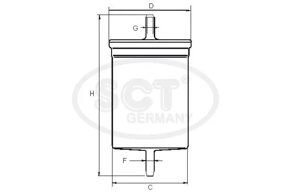 Handler.Part Fuel filter SCT ST6085 3