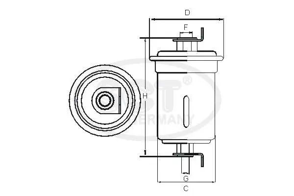 Handler.Part Fuel filter SCT ST728 4