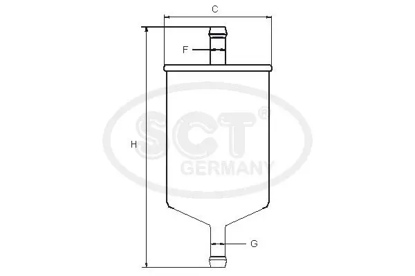 Handler.Part Fuel filter SCT ST6508 3