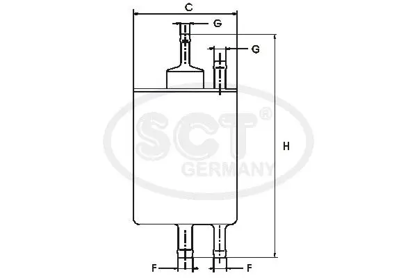 Handler.Part Fuel filter SCT ST6098 3