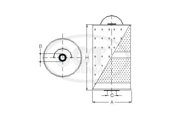 Handler.Part Oil filter SCT SF503 1