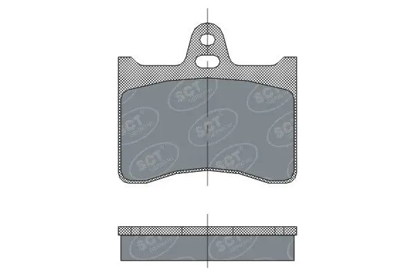 Handler.Part Brake pad set, disc brake SCT SP297PR 1