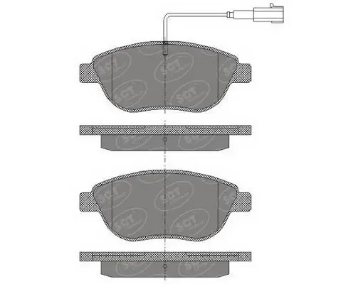 Handler.Part Brake pad set, disc brake SCT SP423PR 1