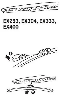 Handler.Part Wiper blade TRICO EX304 6