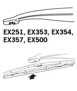 Handler.Part Wiper blade TRICO EX353 3