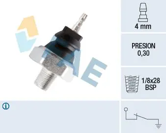 Handler.Part Oil pressure switch FAE 12230 1