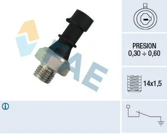 Handler.Part Oil pressure switch FAE 12430 1