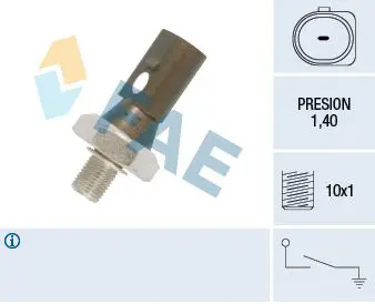 Handler.Part Oil pressure switch FAE 12880 1