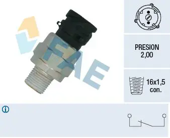 Handler.Part Oil pressure switch FAE 18113 1