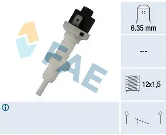 Handler.Part Brake light switch FAE 24010 1